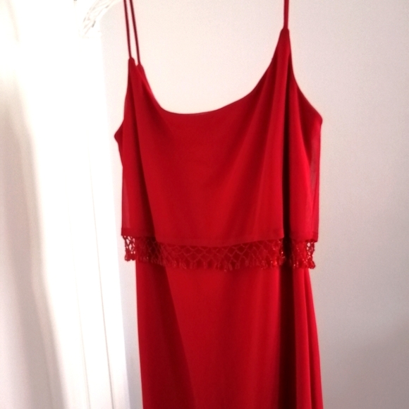 Betsy&Adam by Jaslene red dress - Picture 5 of 6
